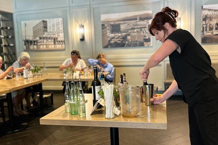 Cocktails and Conversations: Chattanooga Cocktail Making Class 4