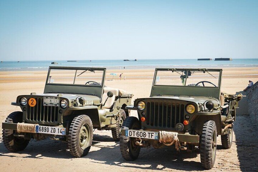 Jeep at Gold Beach