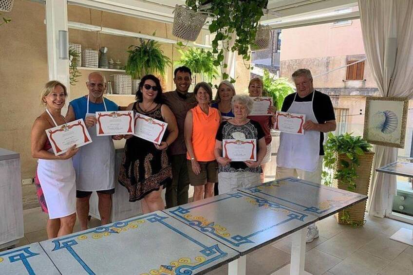 Sea View Sicilian Cooking Class & Taormina Market with Chef Mimmo 4