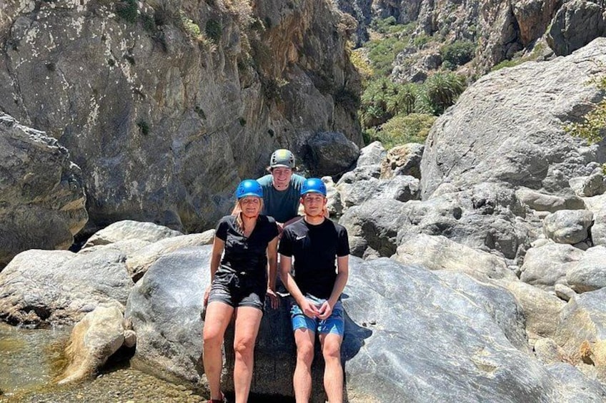 River Trekking at Kourtaliotiko Gorge Waterfalls to Preveli Beach 3