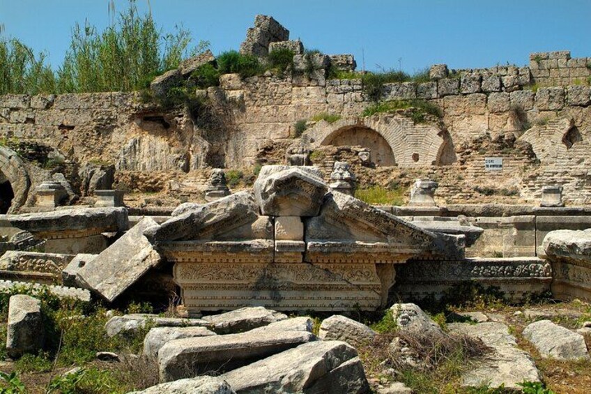 Perge Aspendos Side and Manavgat Waterfall Tour 2