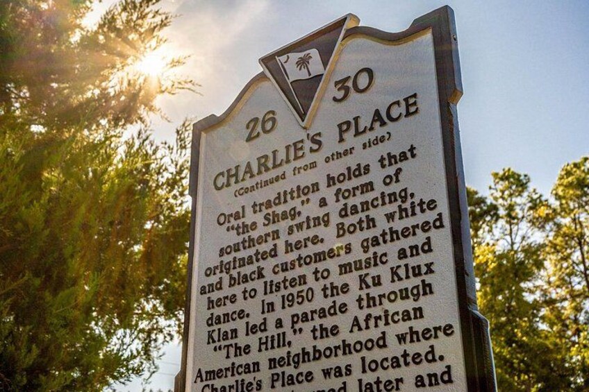 Photo by Freda Funnye
Charlie's Place Historic Marker 4