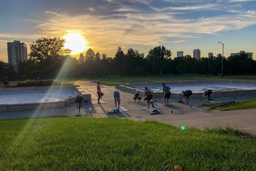 Sunset from the Cheesman Park Pavilion 2