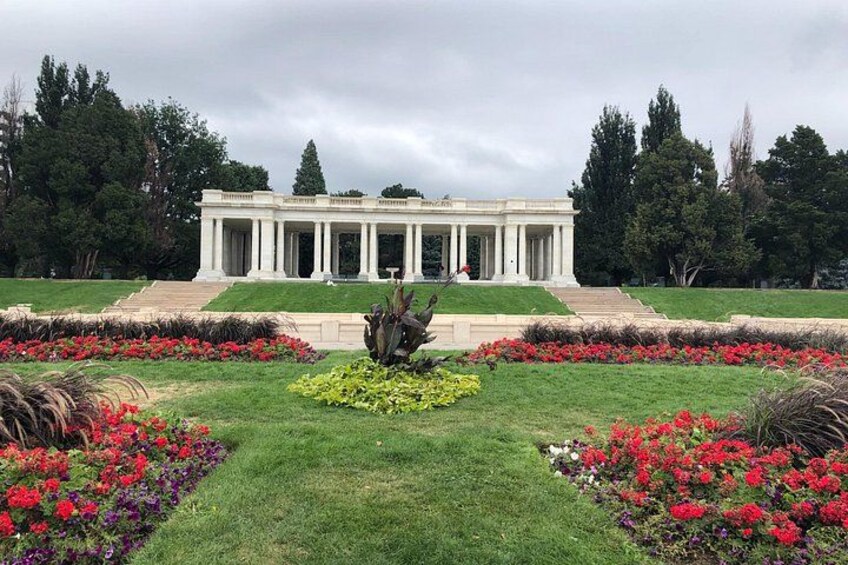 Tour meets on the steps of the Cheesman Park Pavilion. 3