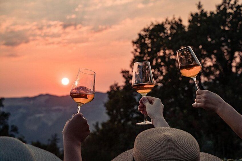 Toasting with sunset... 5