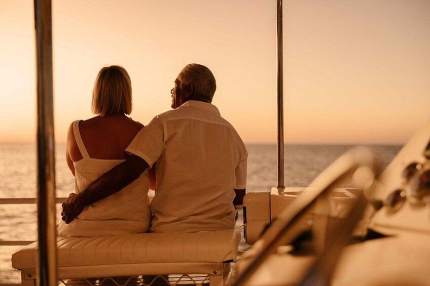 Romantic couple enjoying Broome Sunset 2