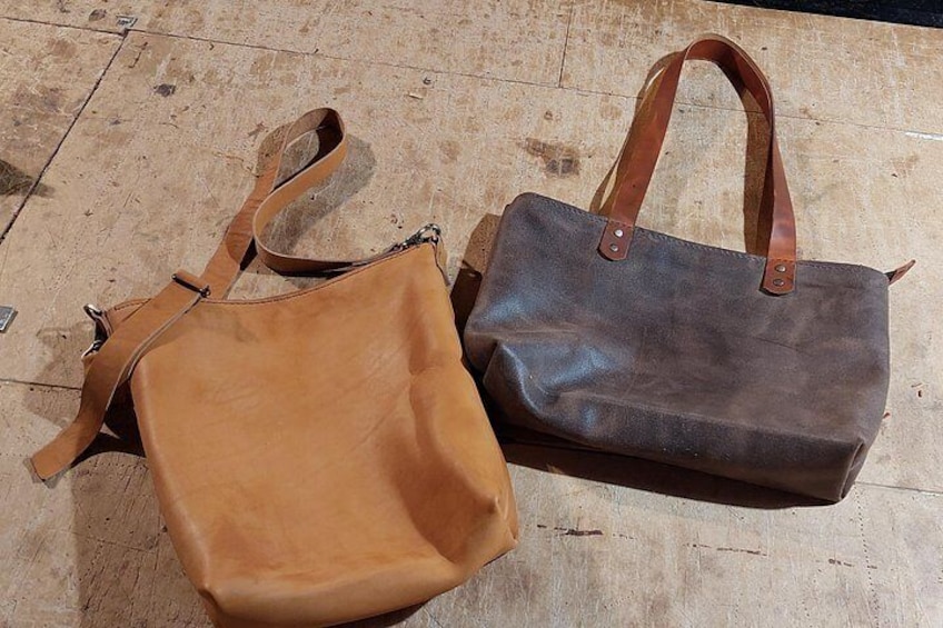 Genuine Leather Tote Bag Workshop in Leiden 3