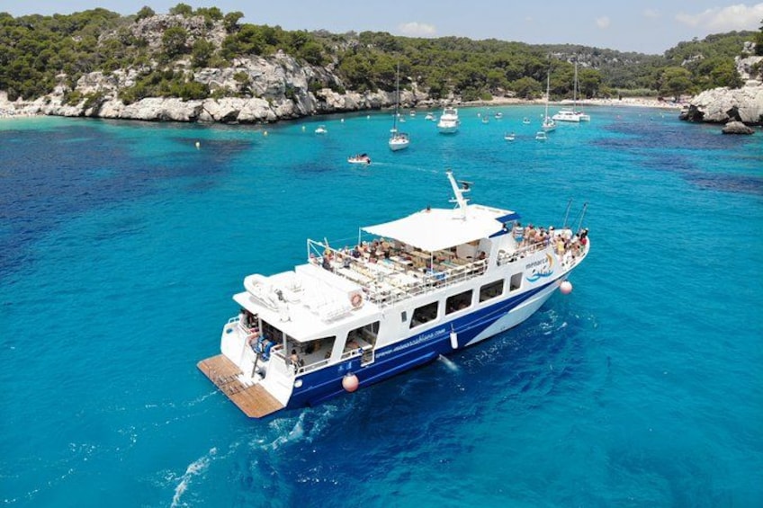 Tour of the beaches of southern Menorca with paella included 1