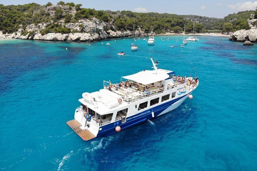 Tour of the beaches of southern Menorca with paella included 1