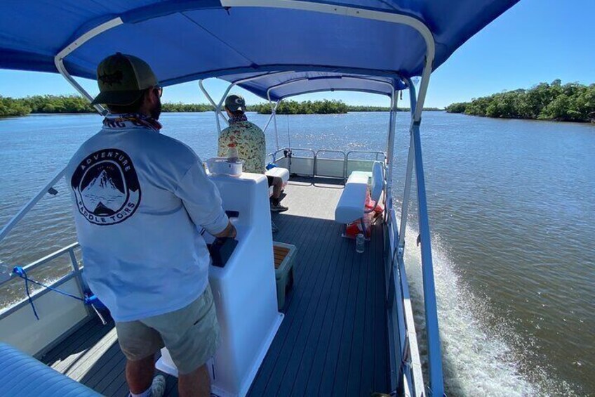 US Coast Guard licensed Captain Logan Hannon safely navigating the waterways
