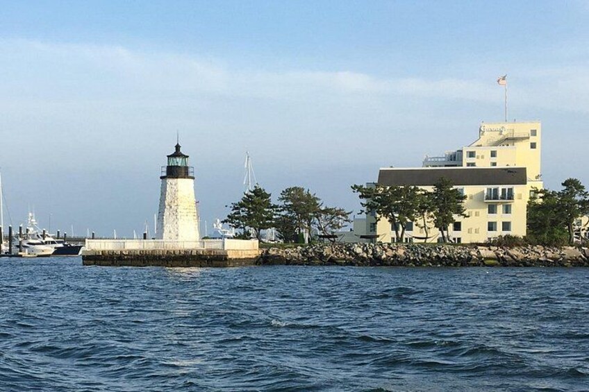 Newport Harbor's Goat Island Lighthouse is named after the animal that pastured there. 3