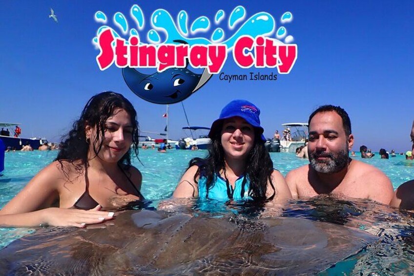 Stingray City adventure in Grand Cayman. Leading attractions in Grand Cayman. Tour also includes reef snorkeling and Starfish Point. 1