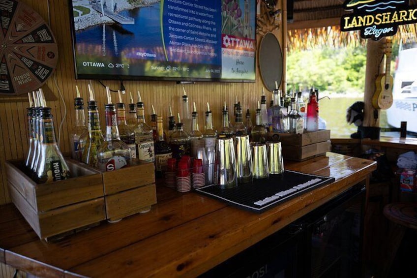 Lilo Floating Tiki Bar on the Ottawa River (Gatineau Pickup) 3