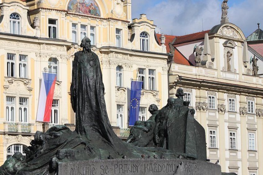 Prague Jan Hus Monument 2