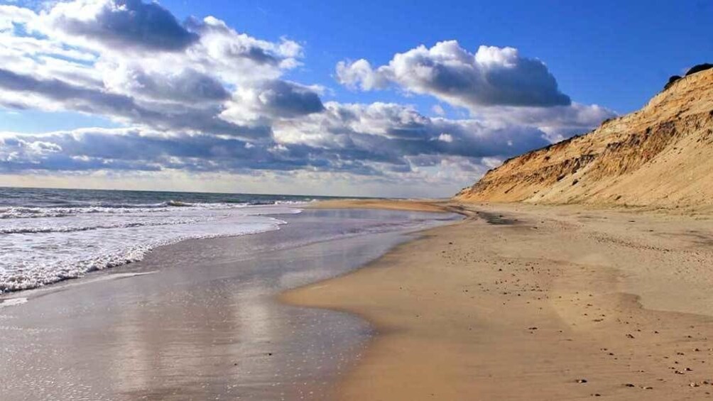 sunny day at the beach in Spain