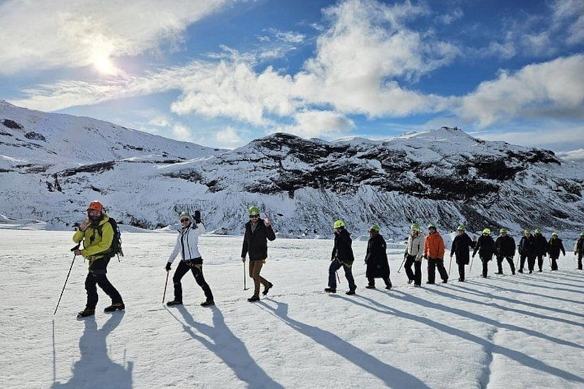 A group on the glacier. 3