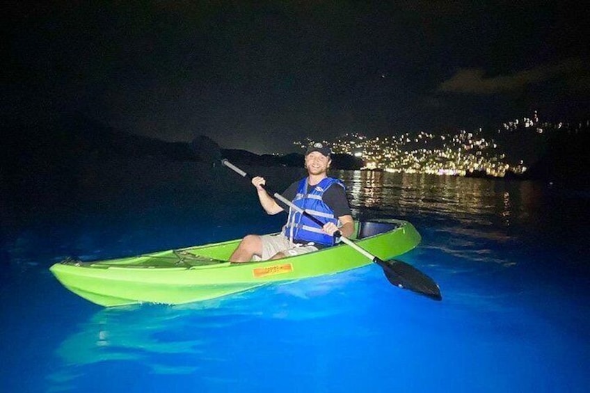 Beautiful night on Kayak After Dark with STWS 5
