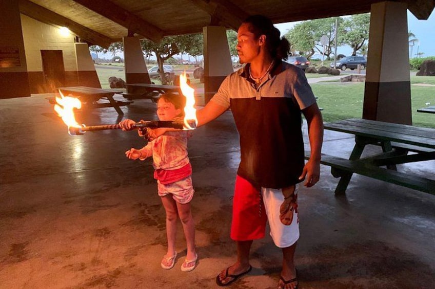 Samoan FireKnife Experience On Kaua'i 1