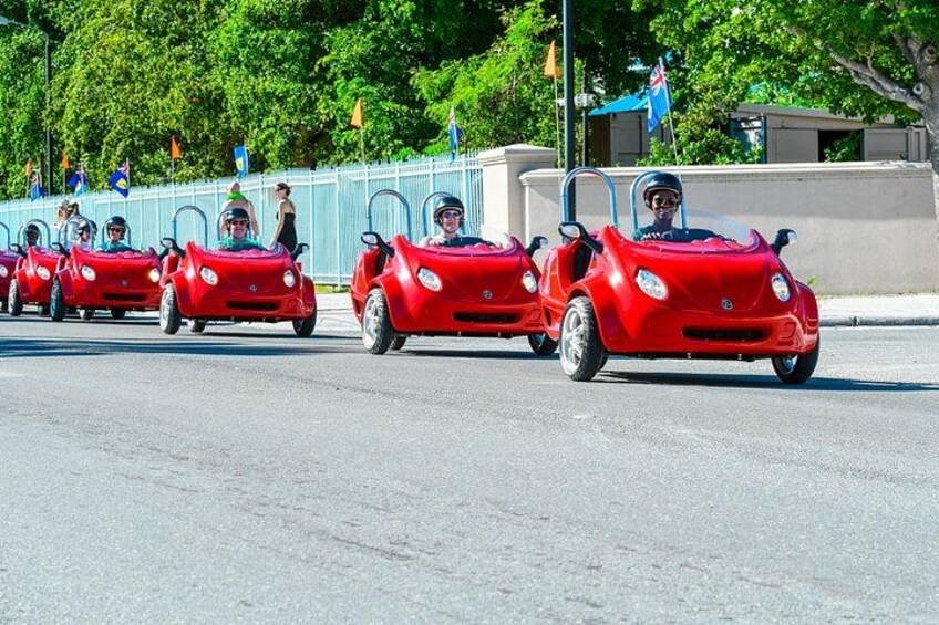 Cruise around the Island in your fun "Love Buggy" 2