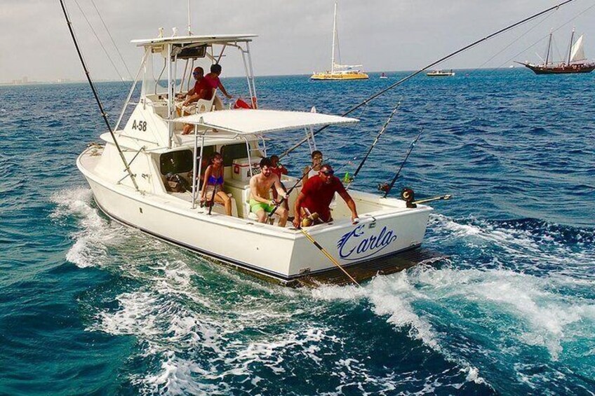 Come with us and enjoy an unforgettable day on board a very professional boat. Deep Sea Fishing and bottom fishing or just a relaxing day with your family and friends. Carla Charters is the right choi