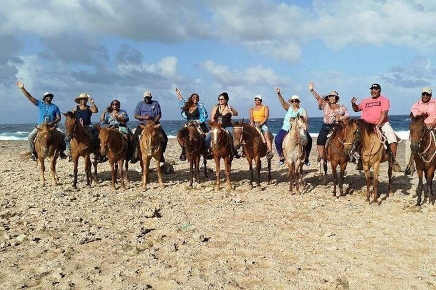 Aruba Ecological & Coastline Horseback Ride with Beach Photo Stop 4