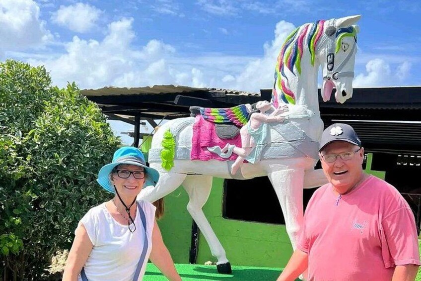 "Capture a timeless moment with your loved one at Hoofs of Hope! Snap a picture with our iconic wooden horse and take home a memory as lasting as your adventure." 2