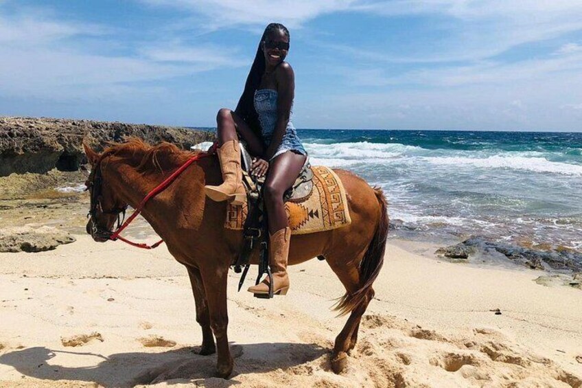Aruba Ecological & Coastline Horseback Ride with Beach Photo Stop 3