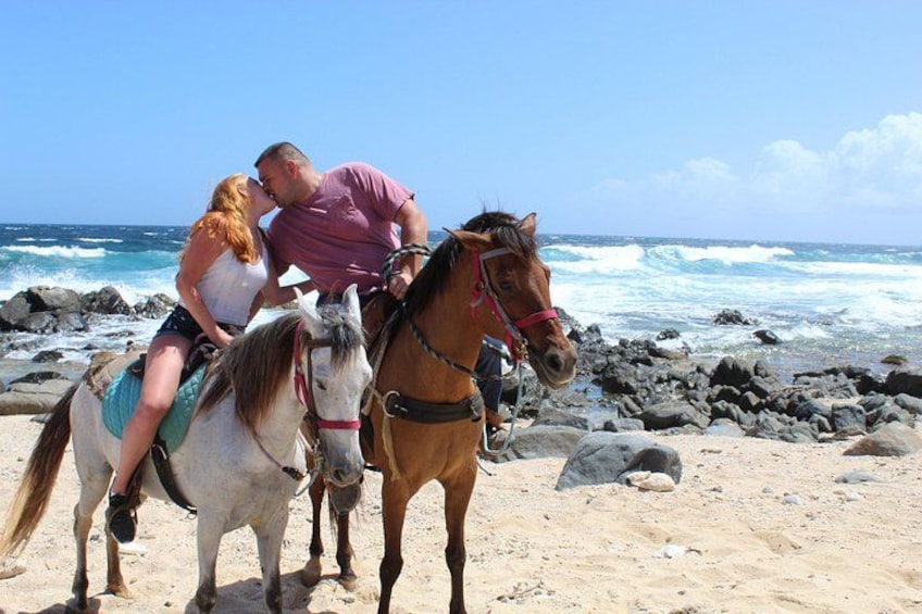 "Celebrate your honeymoon with a romantic horseback ride along Aruba’s coastline and take home a picture you'll cherish forever!" 4