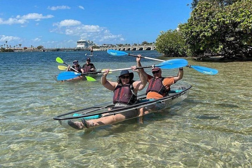 Clear Kayak Tour in Condado Lagoon 5