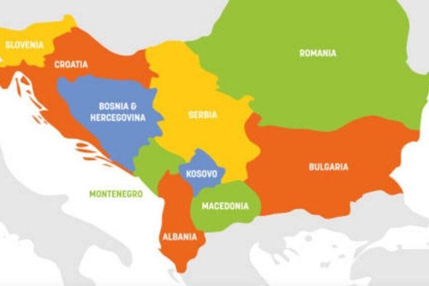 7 days in Balkans: Bulgaria Kosovo Albania Muntenegro Bosnia Serb 1