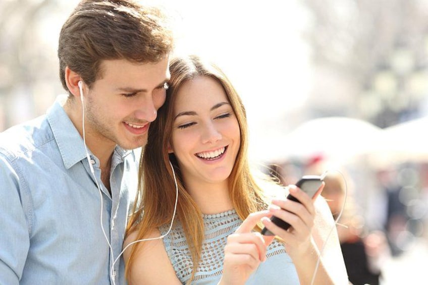A person holding a smartphone. 2