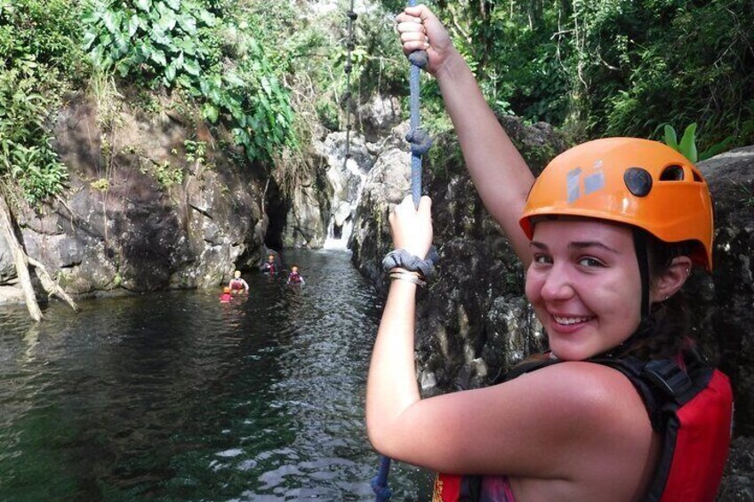 Small-Group Forest Waterfall Slides Adventure in Puerto Rico