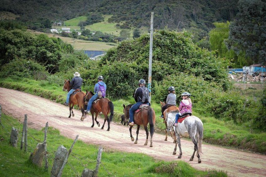 Starting our ride in the countryside 5