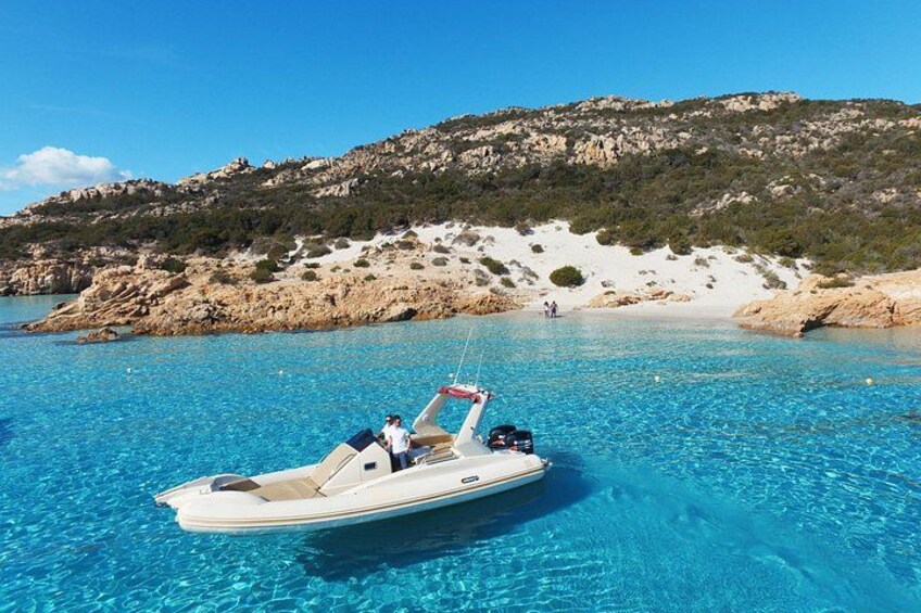 La Maddalena archipelago: Boat rental with skipper 2