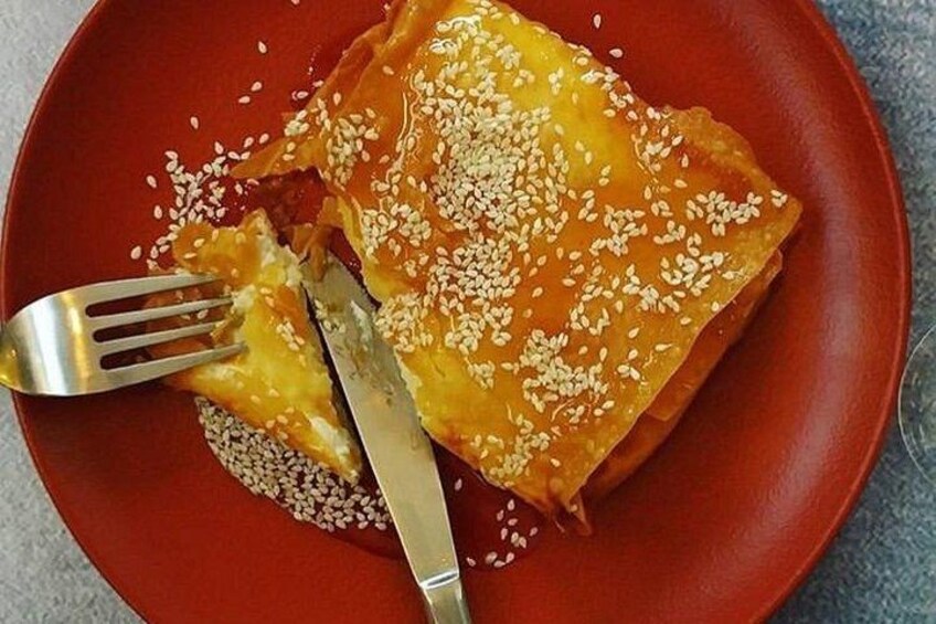 Feta with Filo and Sesame 2