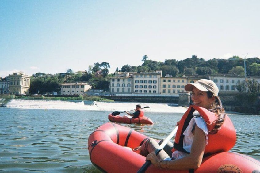 Kayak Soft in Florence under the Pontevecchio Arches 5