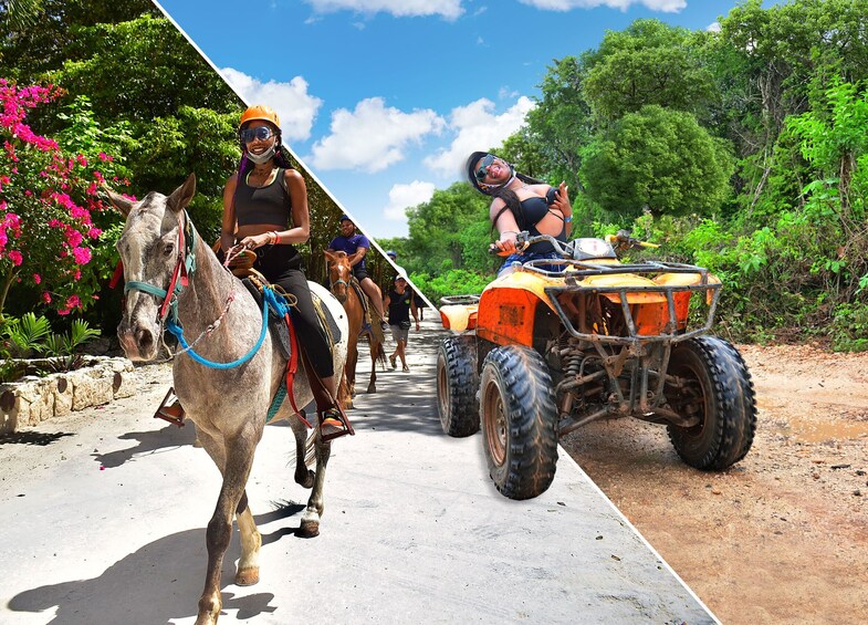 Extreme Horses Adventure with ATV, Ziplines & Cenote