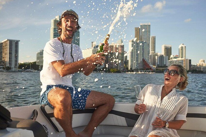 Private Boat Ride in Miami with Experienced Captain and Champagne 2