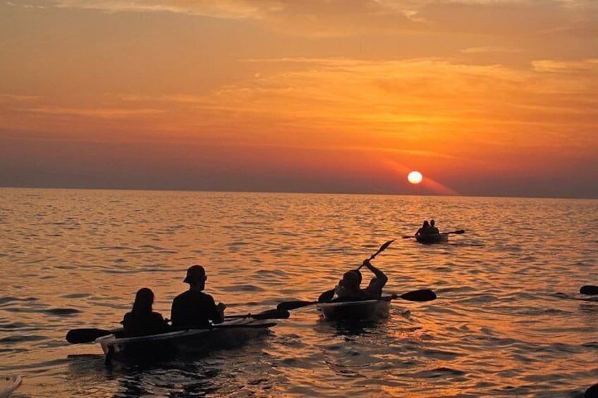 Transparent Kayak Sunset to Dusk Glow Experience from Pula 2