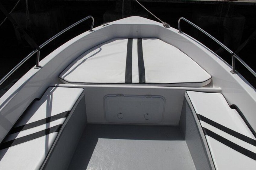 Front of 50hp standard boat 5