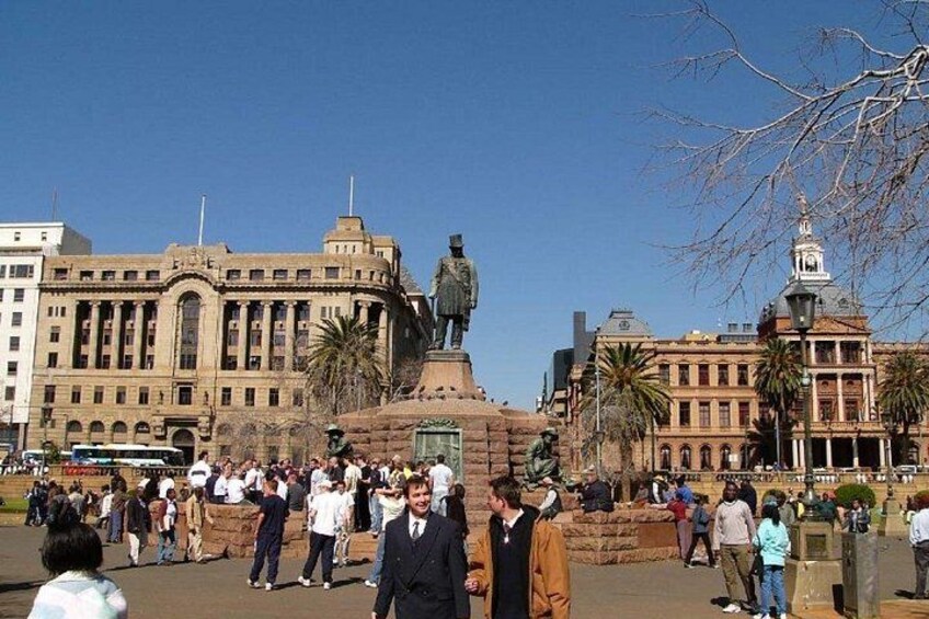 Church Square Pretoria built when it was capital of the Boer Republic of the Transvaal with full coffers of gold 2