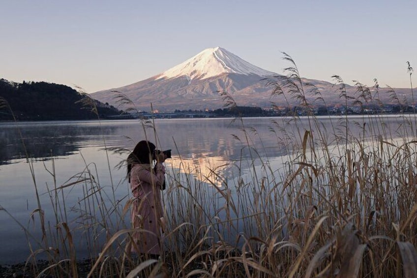 Mt. Fuji view from Lake Kawaguchi