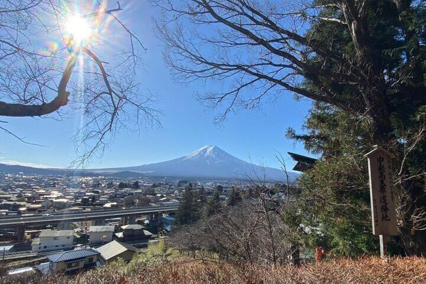 Mt. Fuji view from Pagoda