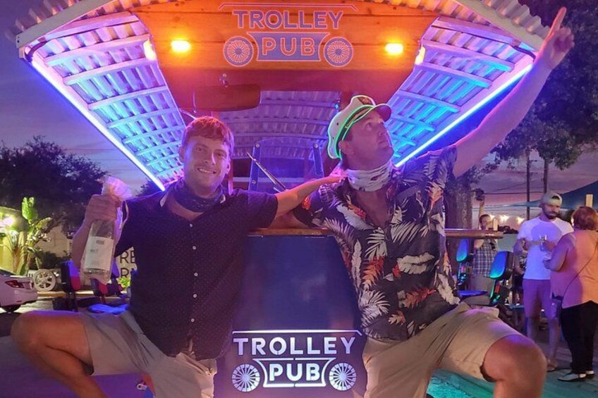 Party Bike Through St Pete with Bar and Mural Stop on Trolley Pub 3