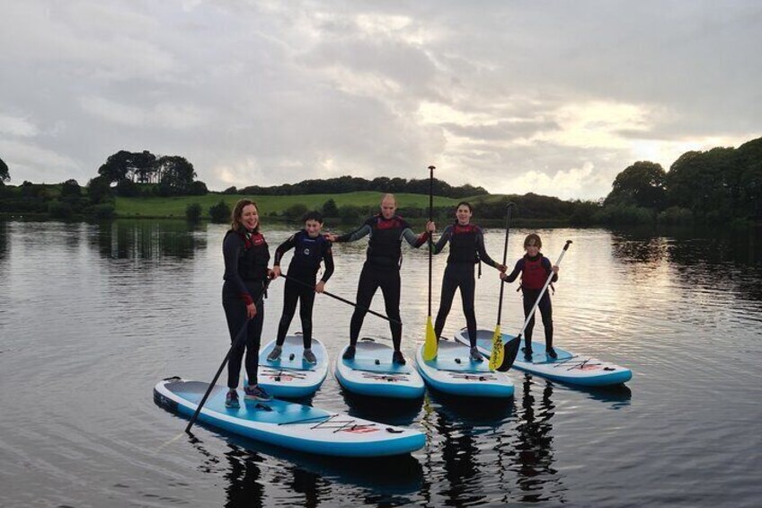 A stunning day on the lake with a great family of adventurers