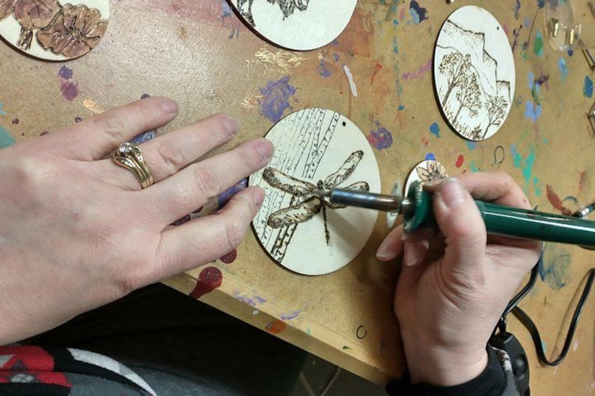 Pyrography Wood Burning Class 2