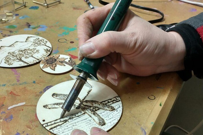 Pyrography Wood Burning Class 5