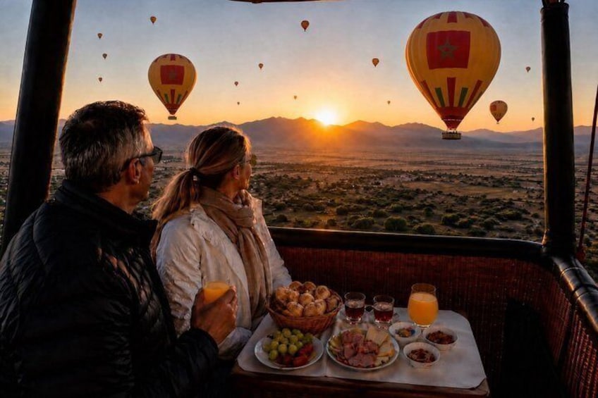 Hot Air Balloon Flight over Marrakech with Berber Breakfast 2