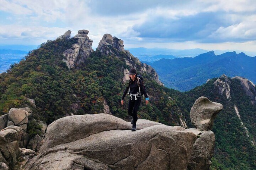 Hiking Adventure Bukhansan Highest Peak & Old Buddhist temples visit (Lunch inc)