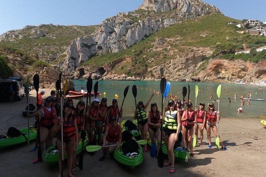Kayak excursion in Jávea, Cala Granadella (Snorkeling) Caló, llop marí, ambolo 4